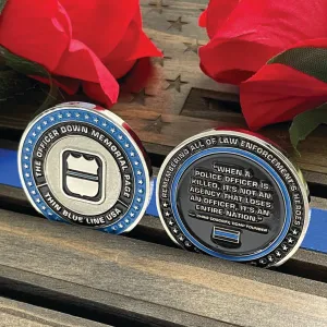 100% of Profits Donated - Officer Down Memorial Page Challenge Coin