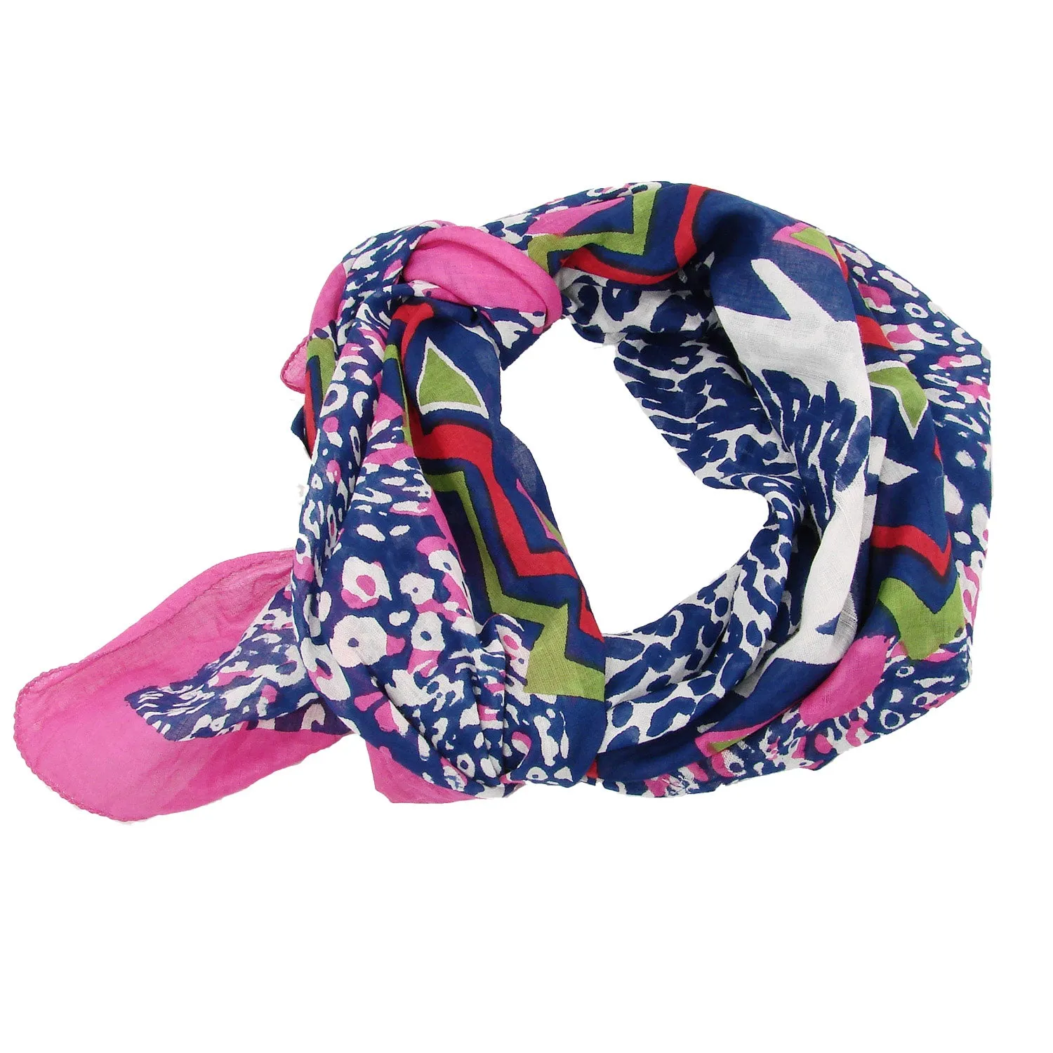 Abstract Animal Scarf Pink WorldFinds