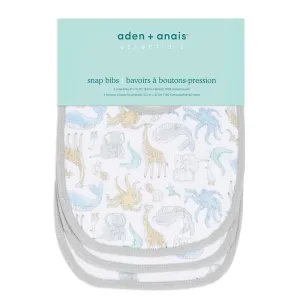 Aden & Anais 3-Pack Snap Bibs