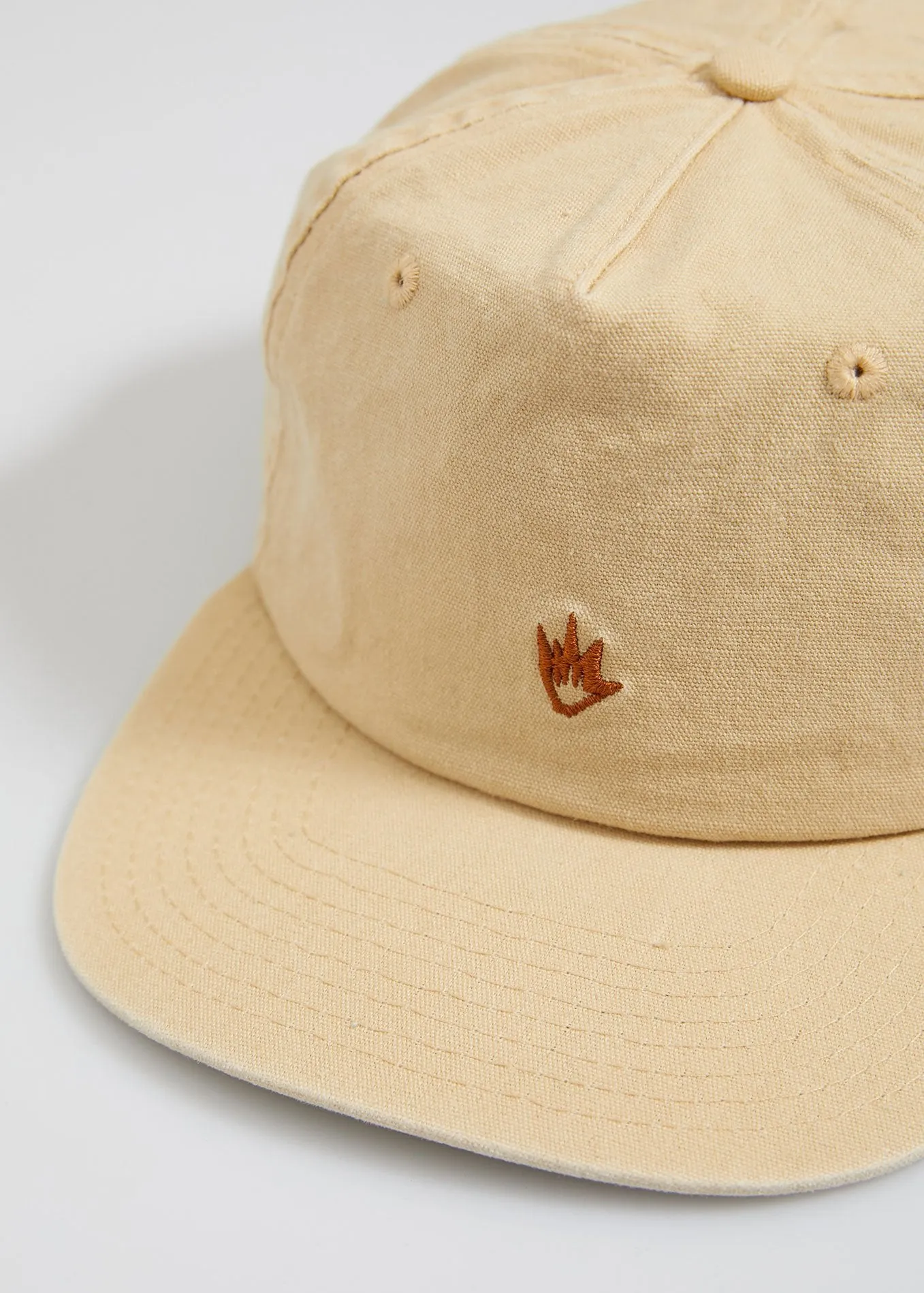 Afends Unisex Flame - Snapback Cap - Macadamia