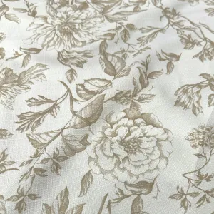 Artistry Bloom Wholesale Fabric in Taupe