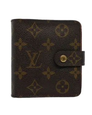 Authentic Monogram Compact Zip Wallet