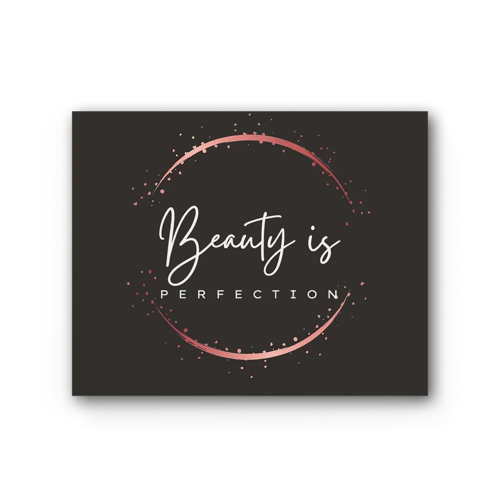 Beauty is Perfection Premium Stretched Canvas