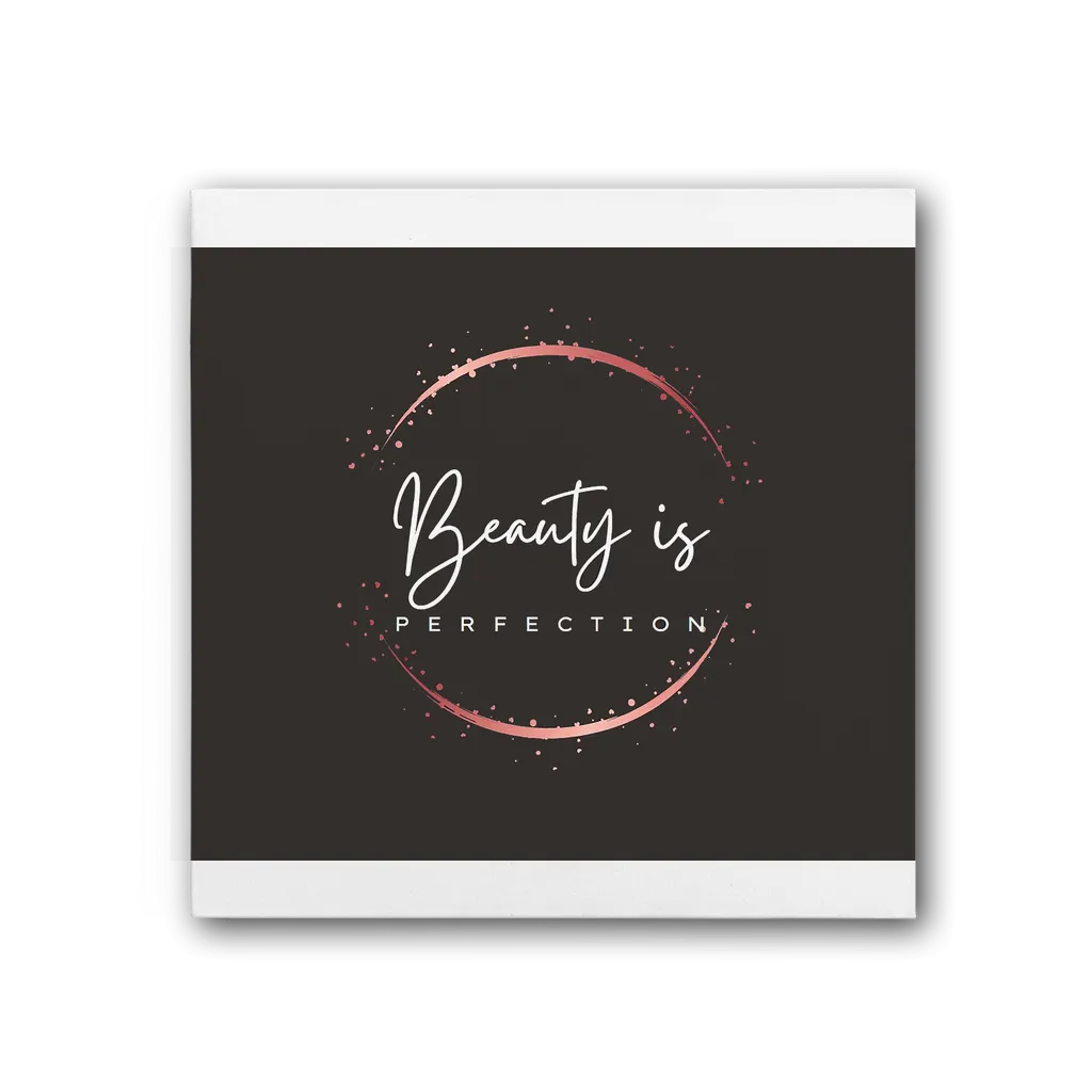 Beauty is Perfection Premium Stretched Canvas