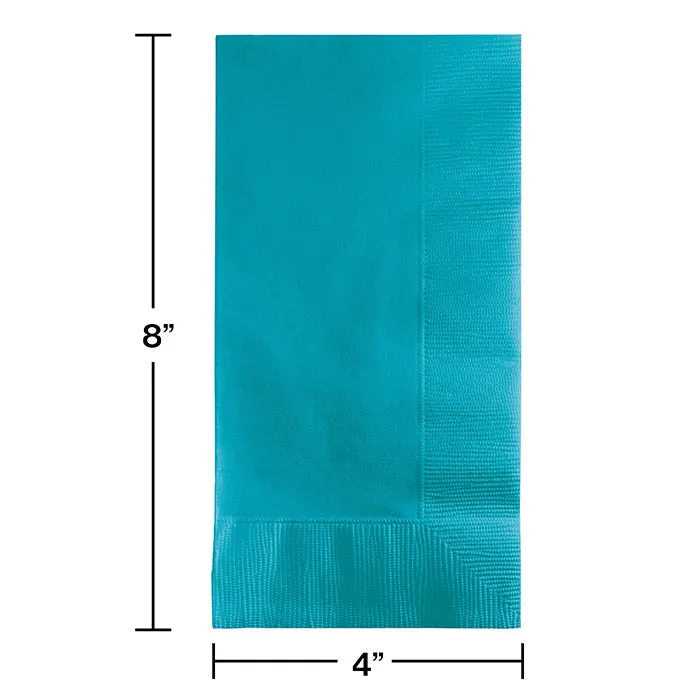 Bermuda Blue Dinner Napkins 2Ply 1/8Fld (50/Pkg)