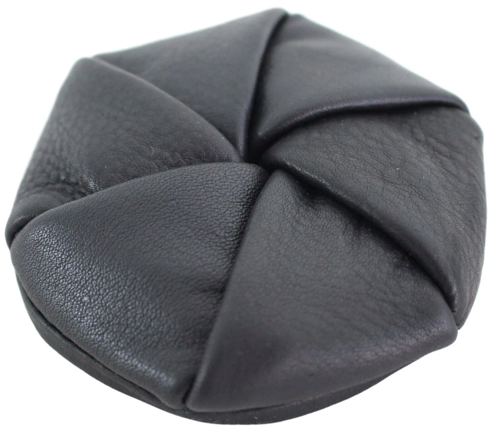 Black Leather Twista Australian Made Coin Purse STYLE NO: 11029 Hide & Chic