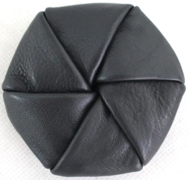 Black Leather Twista Australian Made Coin Purse STYLE NO: 11029 Hide & Chic