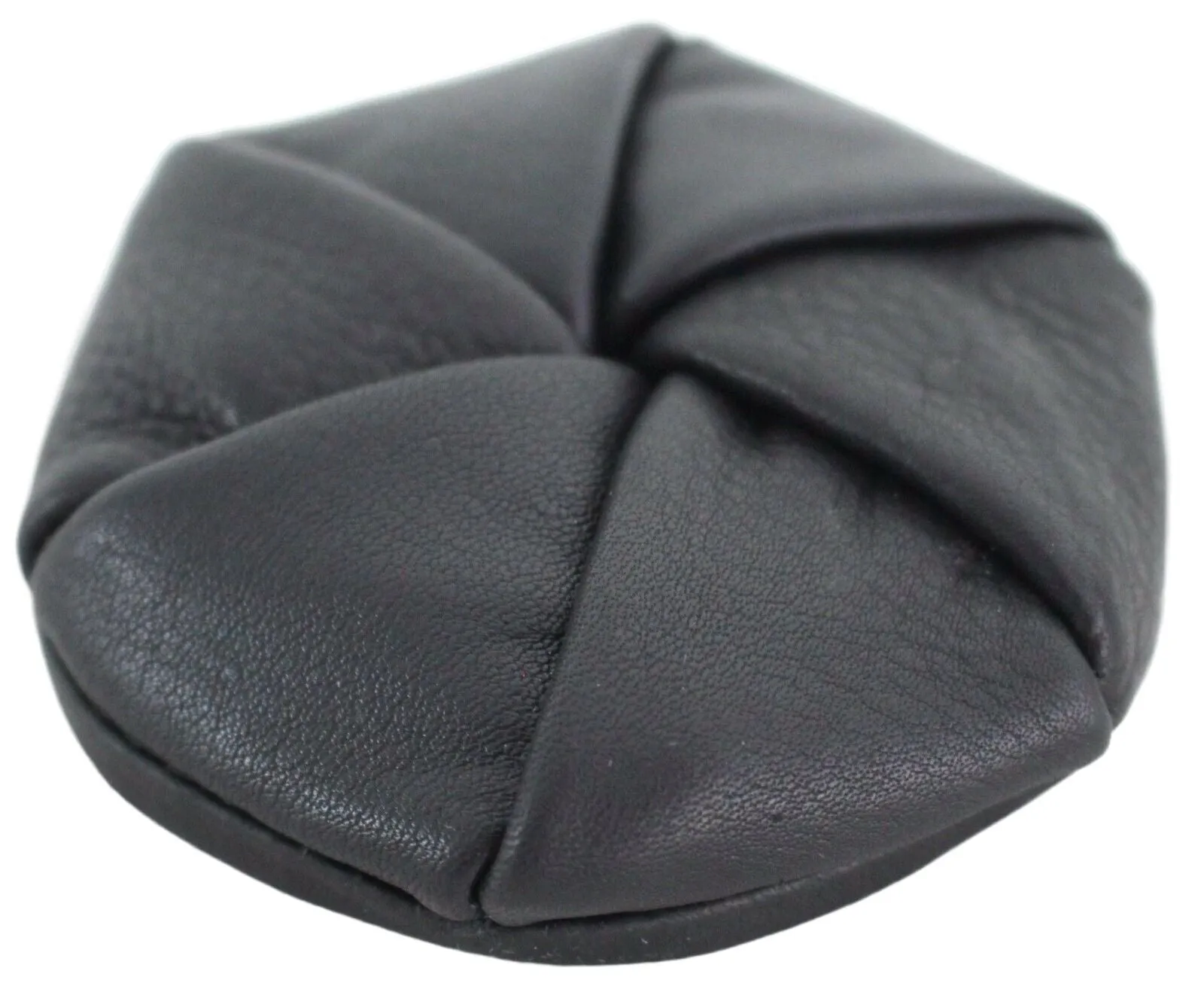 Black Leather Twista Australian Made Coin Purse STYLE NO: 11029 Hide & Chic