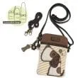 Chala Toffy Dog Collection: Key Chain. Wallet, Cross Body, Cell Phone Wallet*