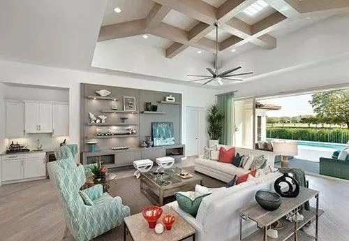 Charming 3-Bedroom Home Plan with Spacious Lanai and Courtyard Garage