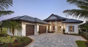 Charming 3-Bedroom Home Plan with Spacious Lanai and Courtyard Garage