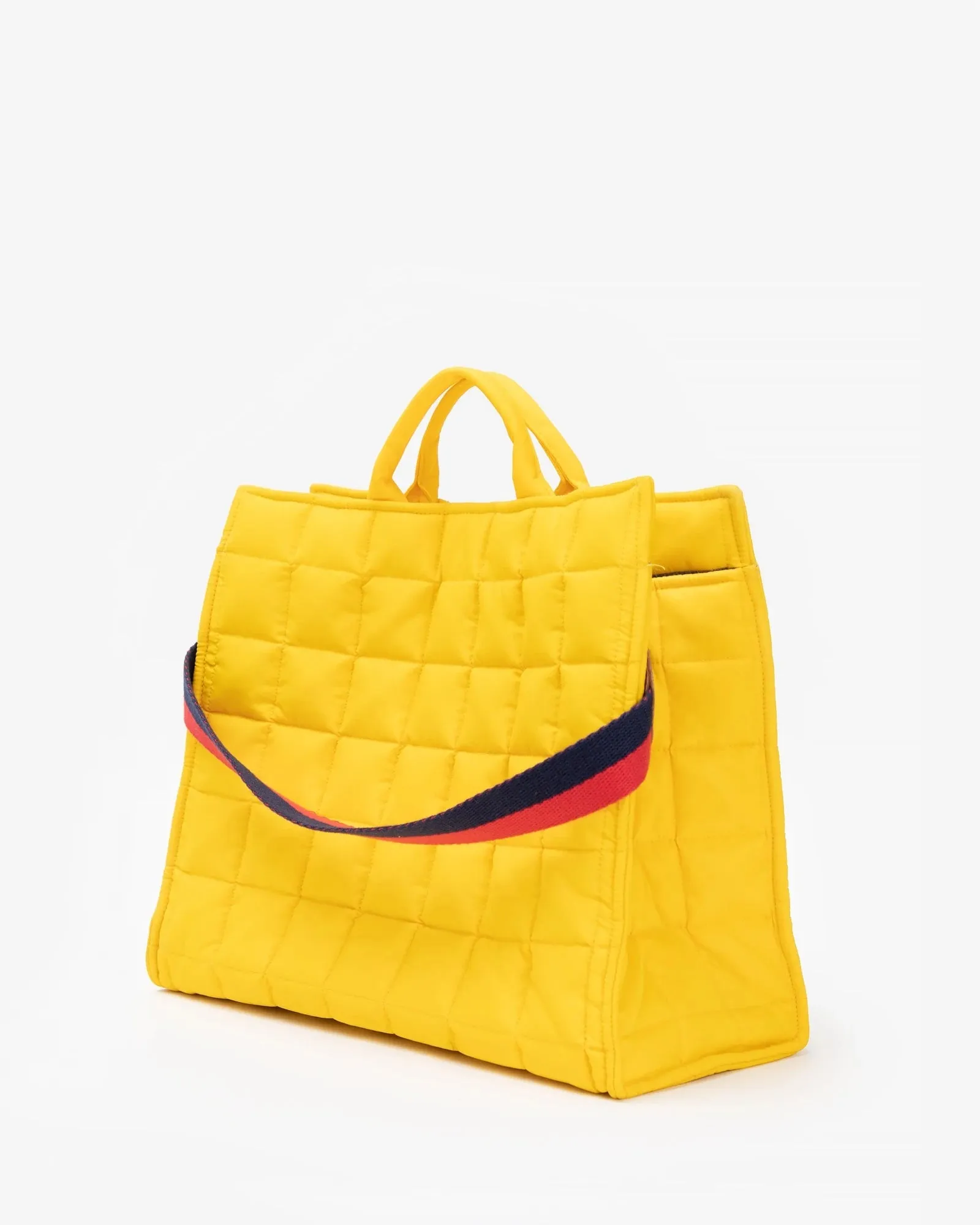 Clare V. - Simple Tote in Yellow Quilted Puffer