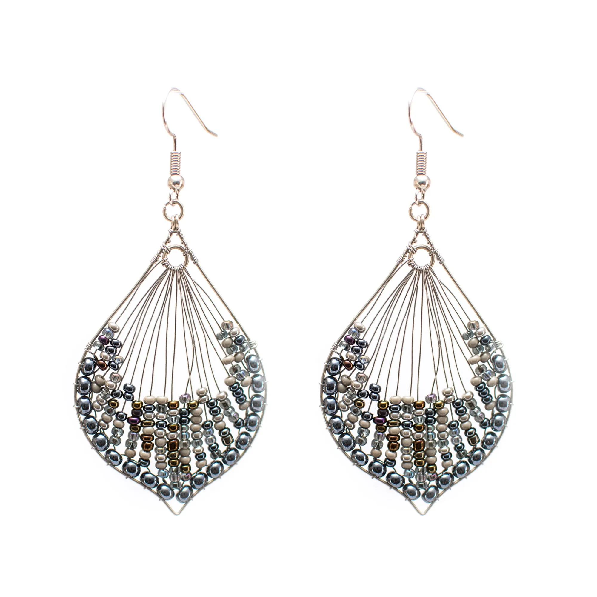 Cleo Earrings Granite Lucias Imports (J)