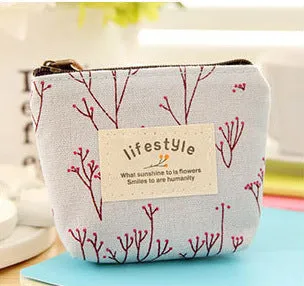 Coin purse,Soft Floral Coin Pouch Bag with Zipper,Portable Mini Purse Holder for Women Girls Children,Elegant Pouch Change Bag for Coin,Credit Card