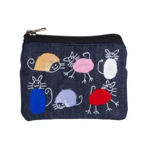 Colorful Cats Coin Purse