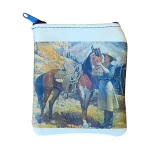 Cowgirl Split Skirt Leather Western Coin Purse