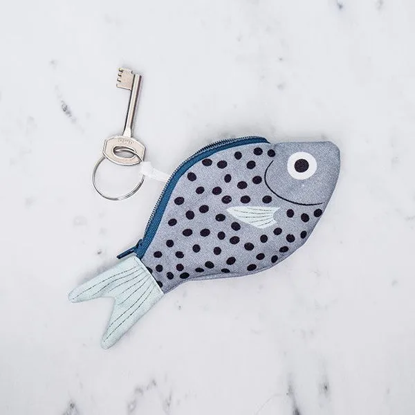 Don Fisher Atlantic Keychain Purse – Grey Blue Bream