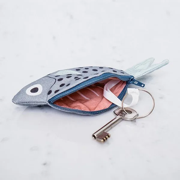 Don Fisher Atlantic Keychain Purse – Grey Blue Bream