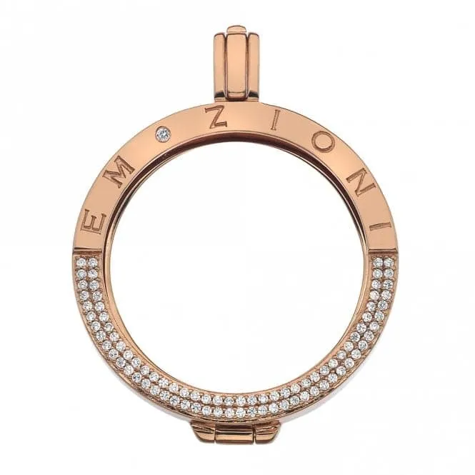 Emozioni Reflessi Rose Gold Plated Keeper 33mm EK046