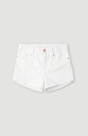 Essential Stretch 5-Pkt Shorts | Snow White