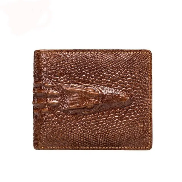 Exquisite CrocLeather Vintage Coin Purse