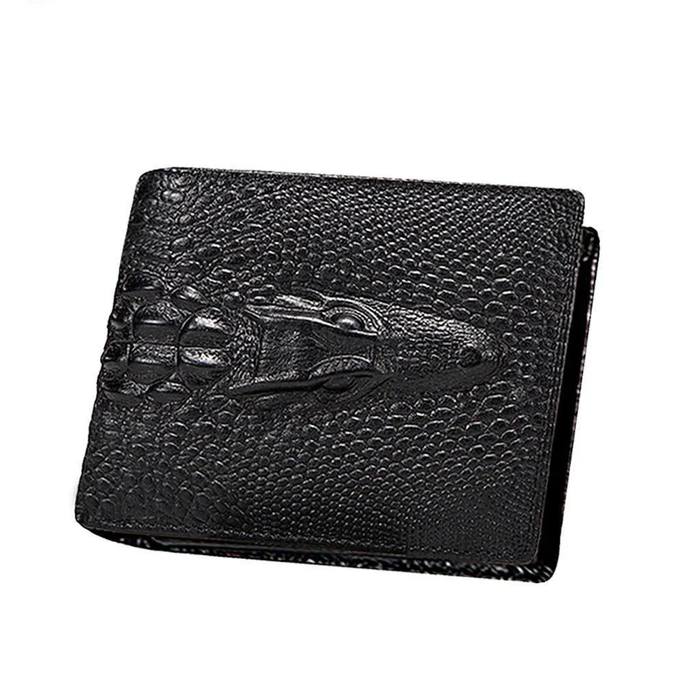 Exquisite CrocLeather Vintage Coin Purse