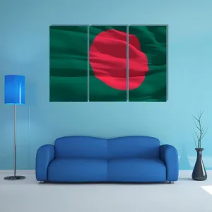 Flag Of Bangladesh Canvas Wall Art