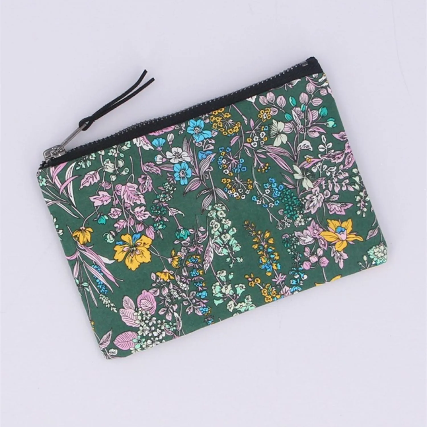 Gisela Graham 16.5cm Green Vintage Floral Purse