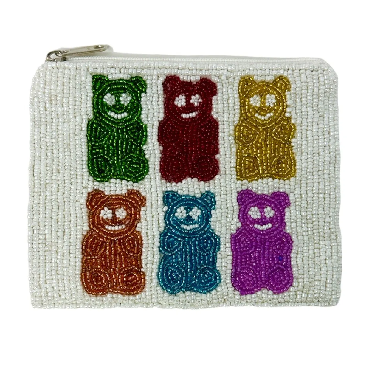 Gummy Bears Beaded Pouch Purse