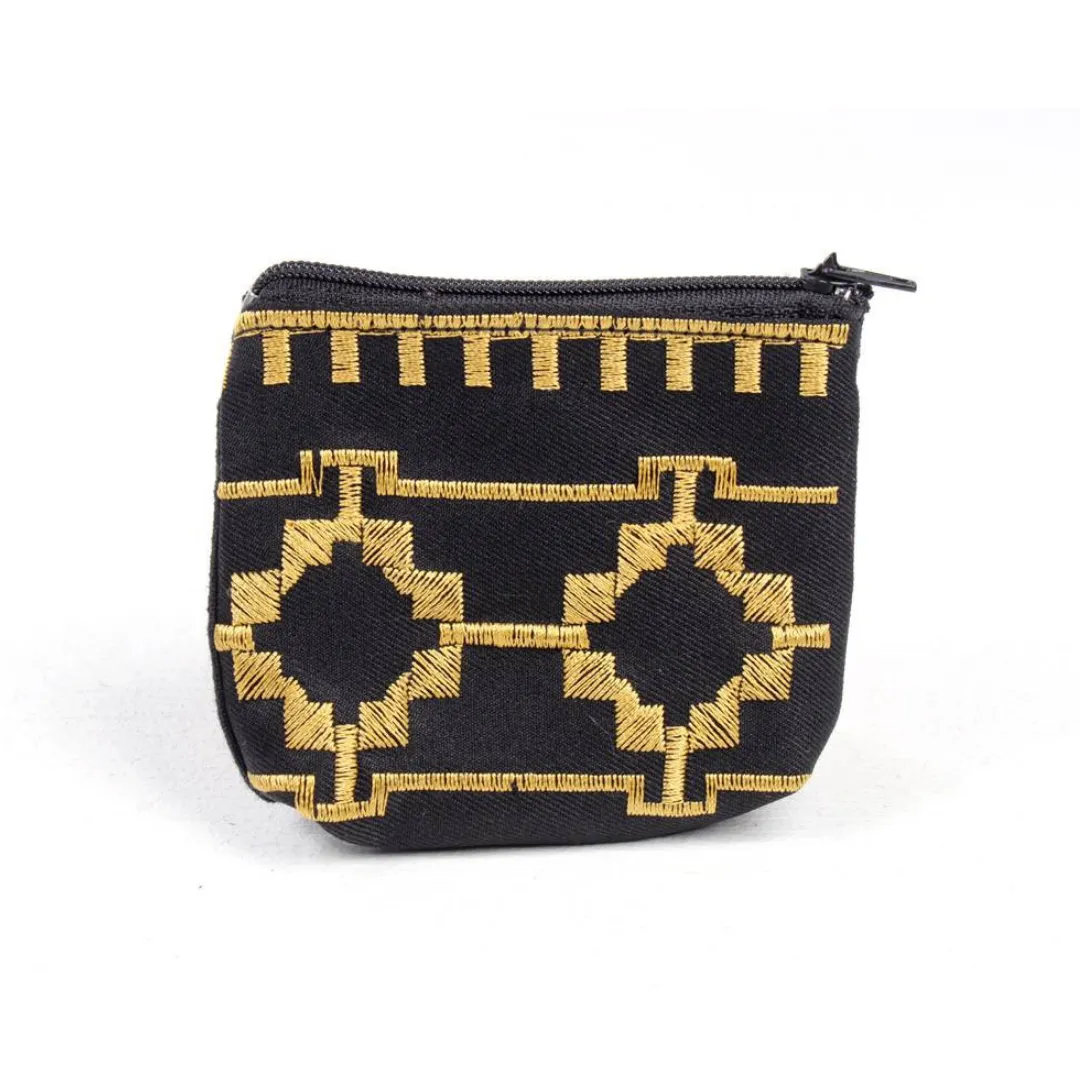 Lagoon Embroidered Coin Purse - Thailand