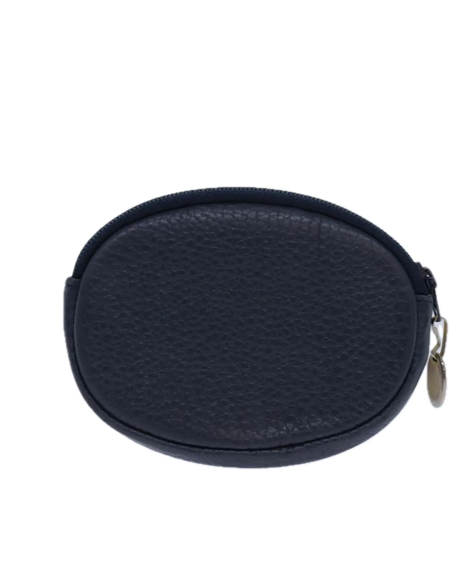 Leather Coin Purse with Metal Fittings and Compact Design