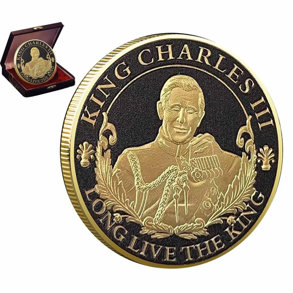 Legacy of King of United Kingdom Charles III Coronation Collectible Metal Commemorative Coin