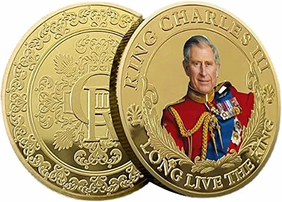 Legacy of King of United Kingdom Charles III Coronation Collectible Metal Commemorative Coin