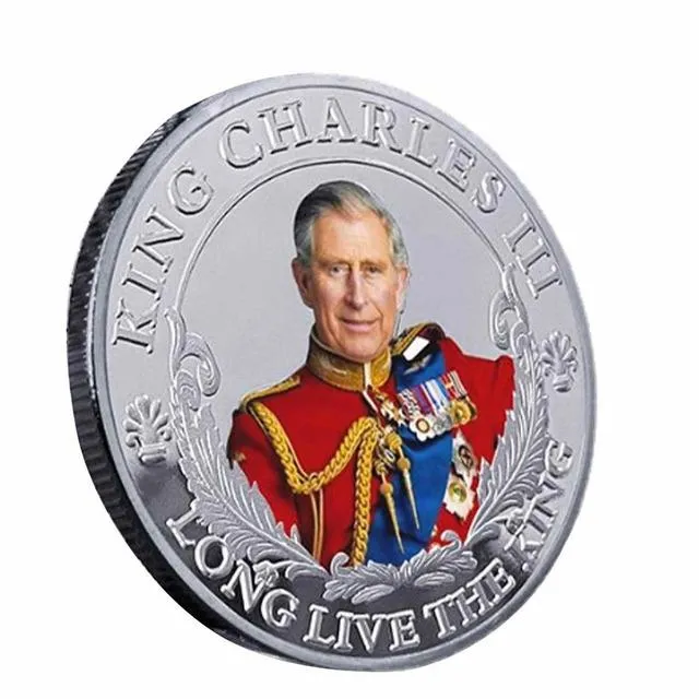 Legacy of King of United Kingdom Charles III Coronation Collectible Metal Commemorative Coin