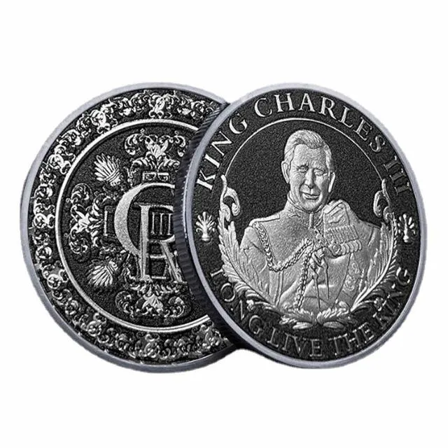 Legacy of King of United Kingdom Charles III Coronation Collectible Metal Commemorative Coin