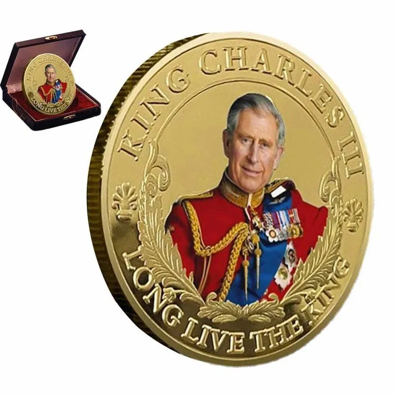 Legacy of King of United Kingdom Charles III Coronation Collectible Metal Commemorative Coin