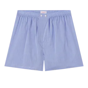 Light Blue Cotton Classic Fit Boxers