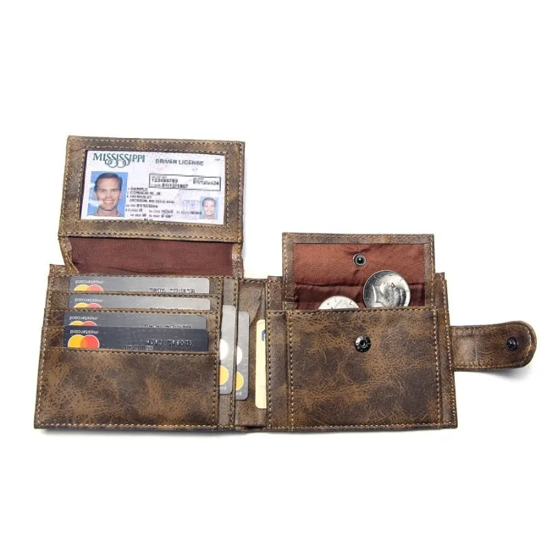 Luxury Designer Men's Wallet Leather