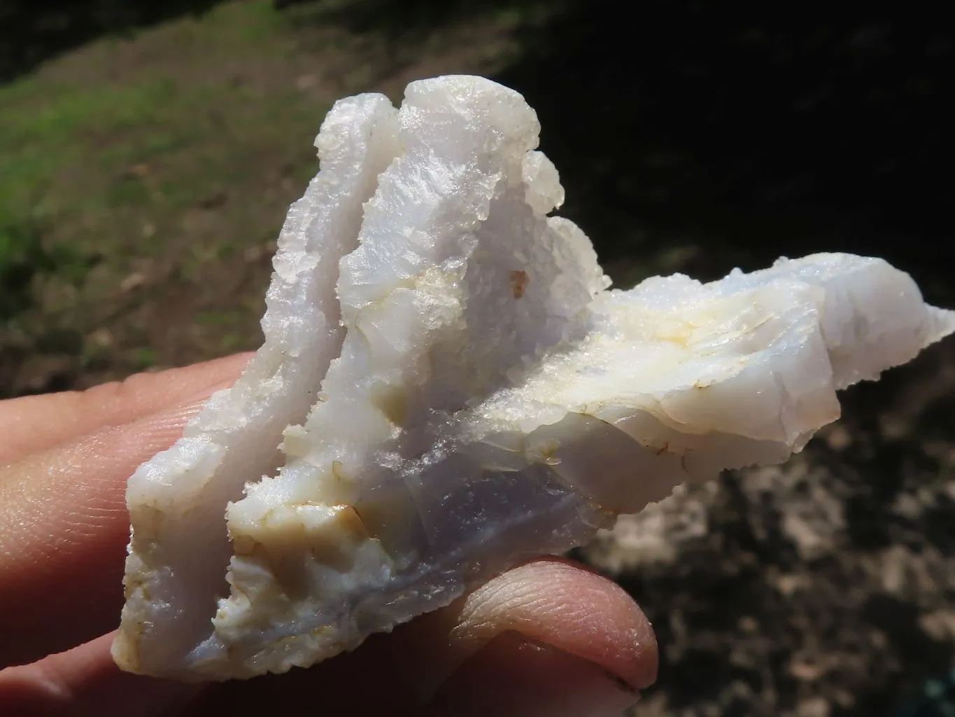 Natural Etched Blue Chalcedony Agate Specimens  x 23 From Nsanje, Malawi