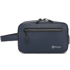 POSO Zest Multipurpose Travel Pouch Cash Pouch Wrist Handbag with USB (Blue)