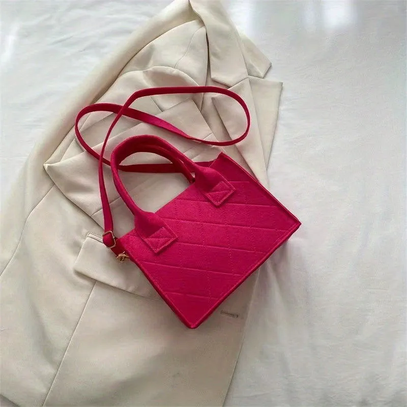 Soft Durable Felt Material Handbags