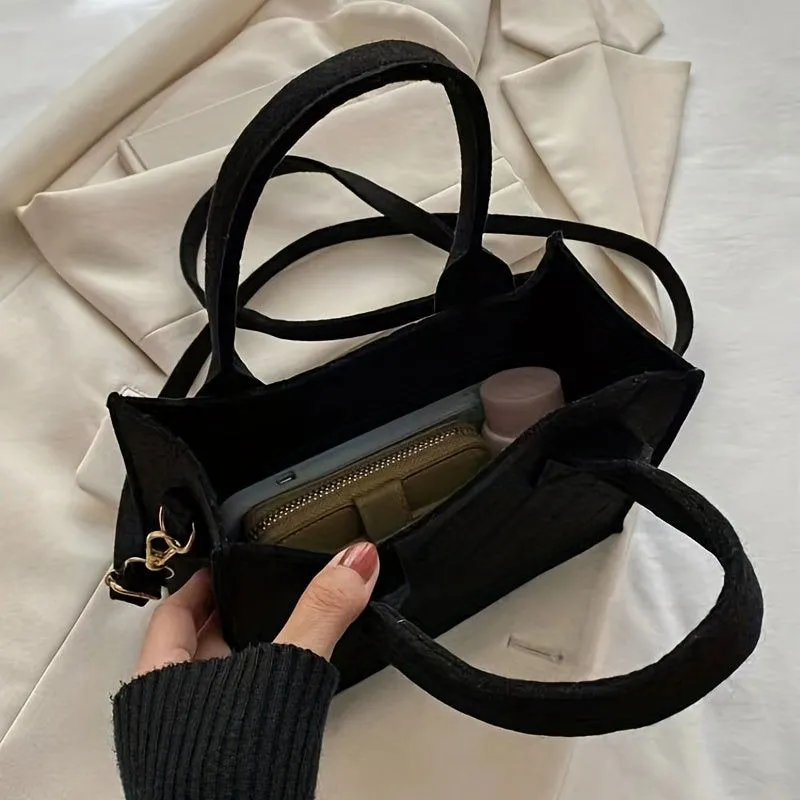 Soft Durable Felt Material Handbags