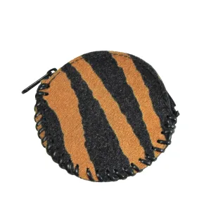 Tiger Faux Fur Coin Purse