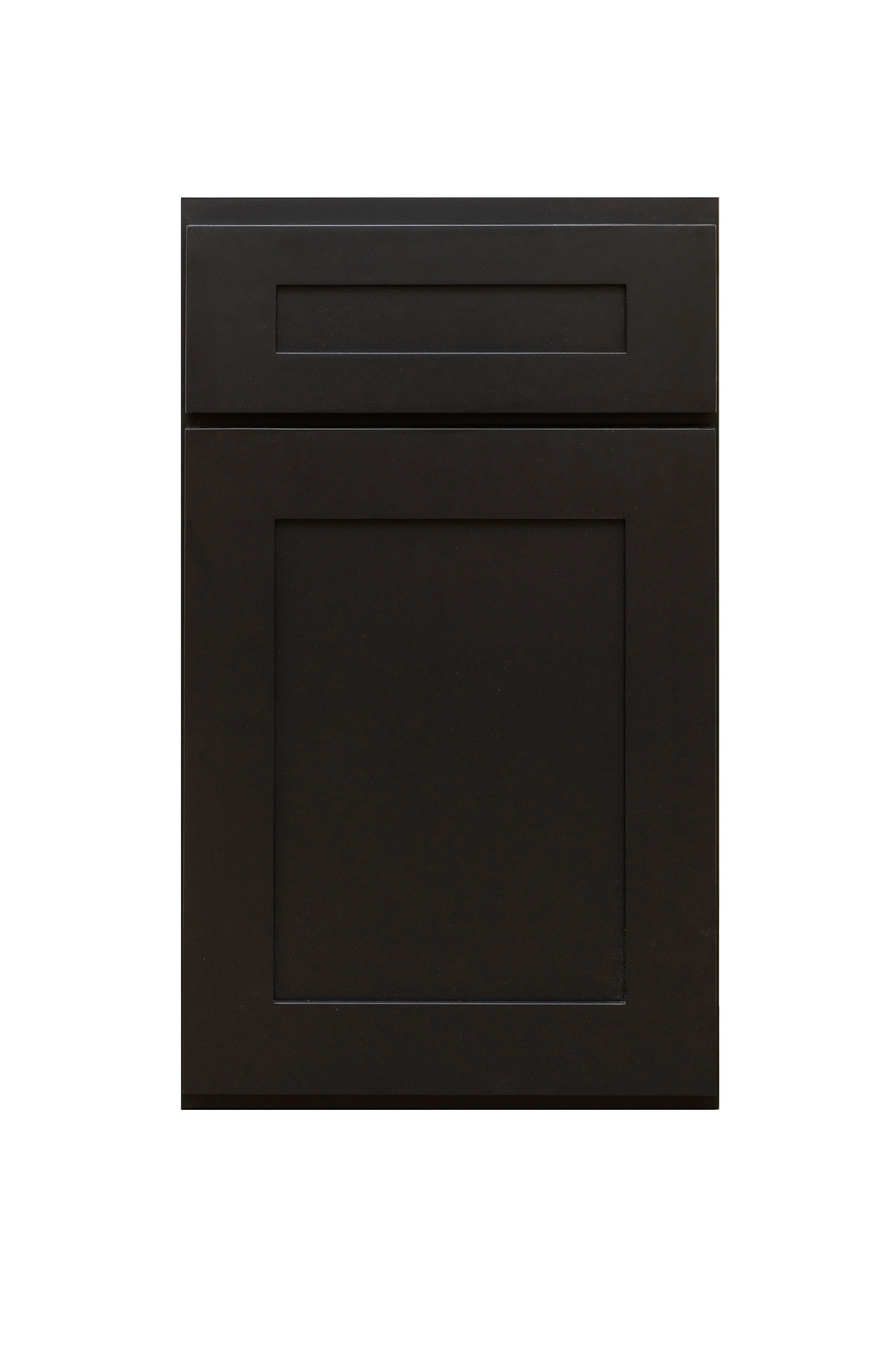 Vanity 60"-60" Balck Shaker Double Sink Base Vanity with 3 Drawers / 60" -