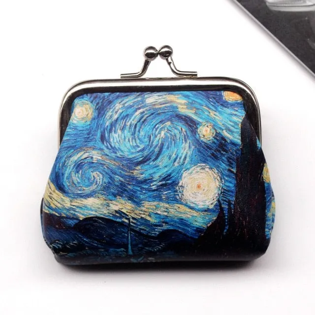 Vintage Women Printing Coin Purse